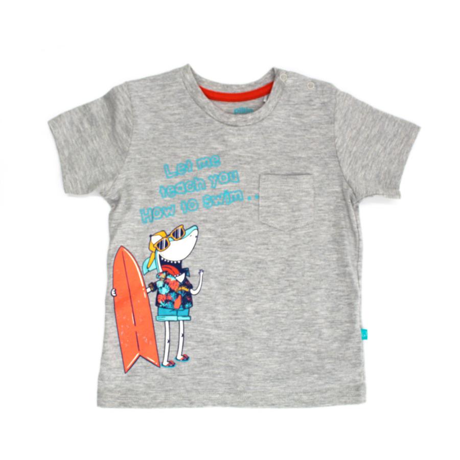 Polera Infantil Pvs606 Happy Day3 Gris 9m