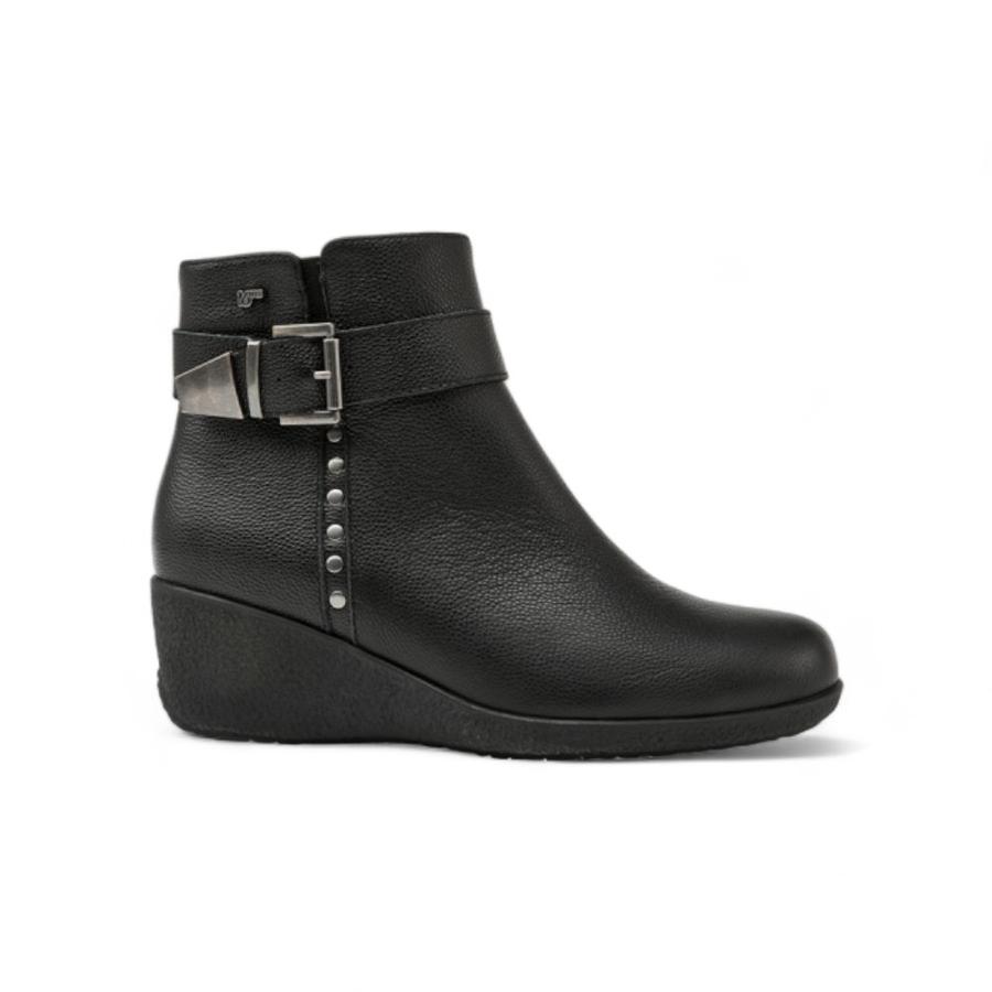Botin Casual Mujer 16 Hrs J008 Cuero NegroNegro 35 Ch