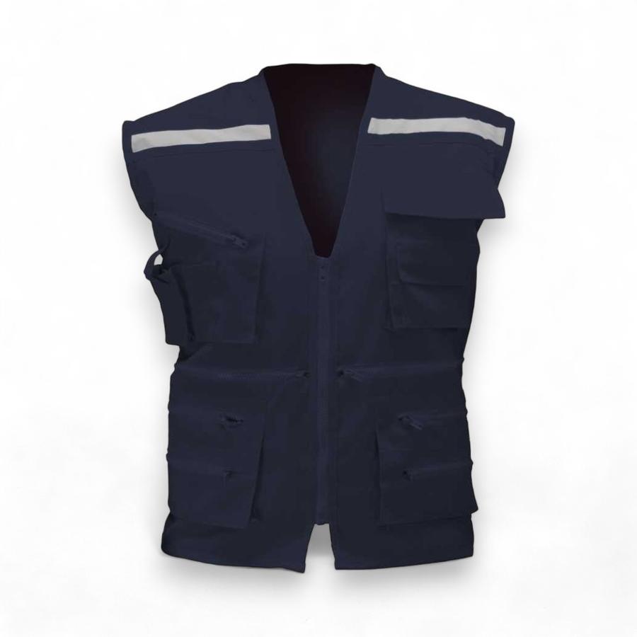 Chaleco De Seguridad Unisex BlackBull Geologo Poplin Azul