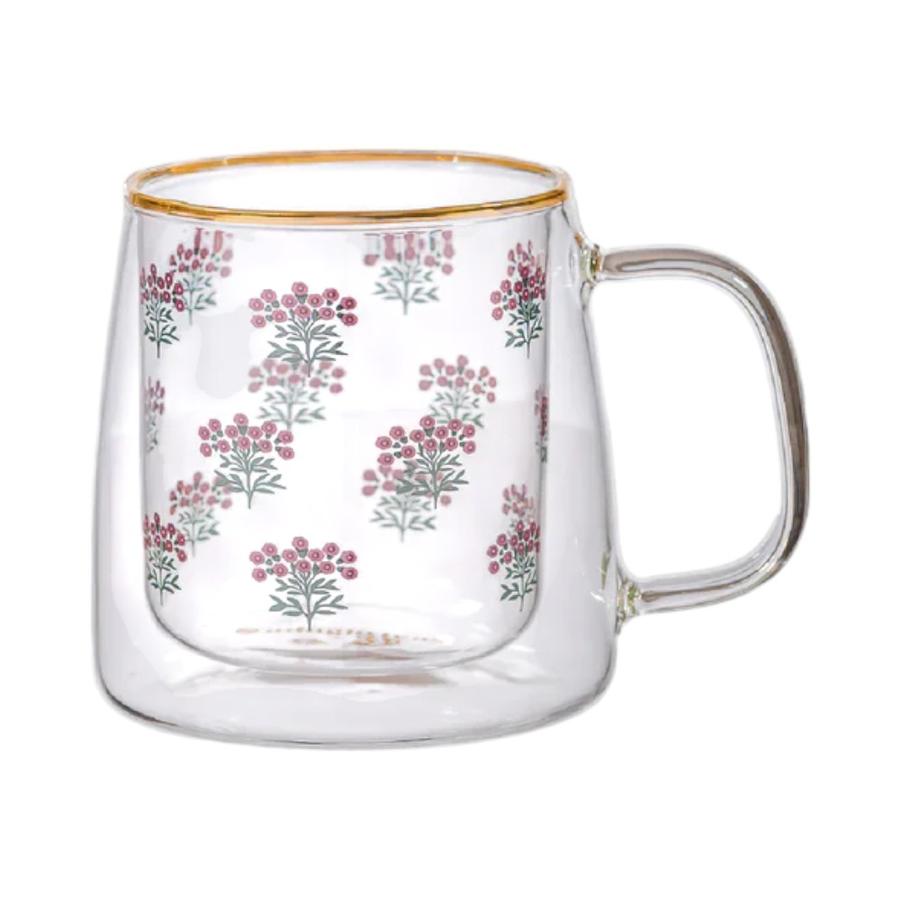 Taza Doble Vidrio Adagio Teas Purple Bouquet 400 Ml 