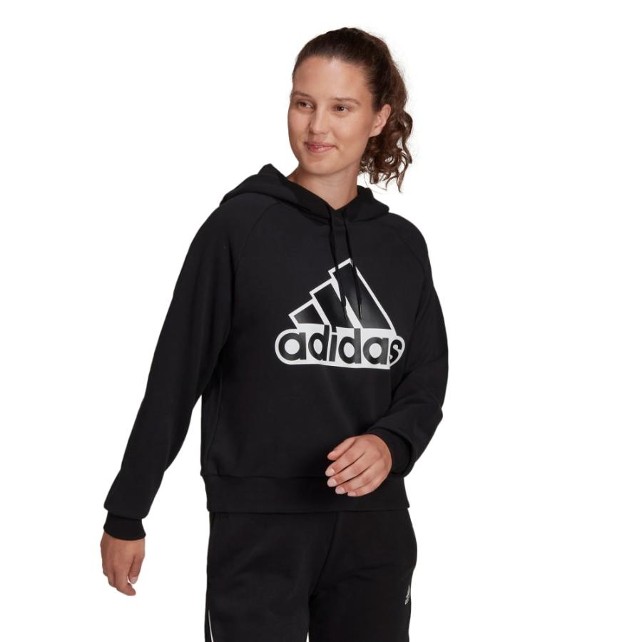 Polerón Con Capucha Adidas Essentials Mujer Negro Xs