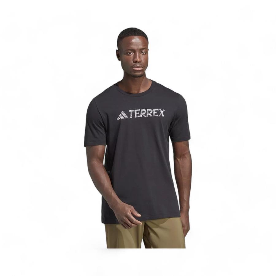 Polera Hombre Adidas Terrex Classic Logo NegroNegro L