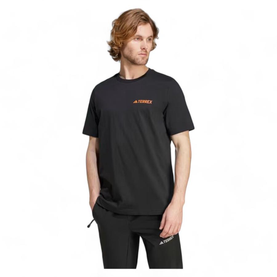 Polera Estampada Hombre Adidas Terrex NegroNegro S
