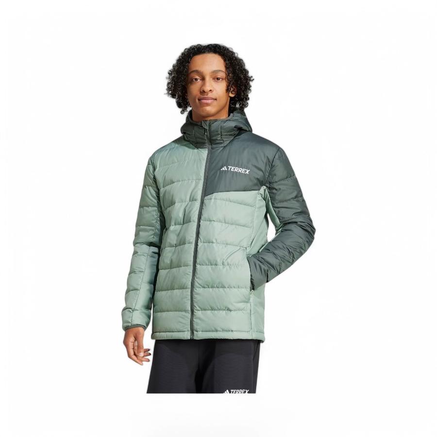 Chaqueta Hombre Adidas Terrex Multi Con Capucha Verde ClaroVerde S