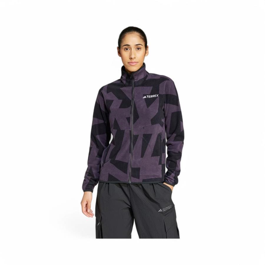 Chaqueta Mujer Adidas Terrex Multi Printed Negro/MoradoNegro S