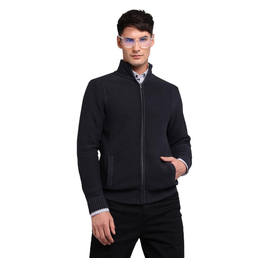 Sweater Stone Wash Hombre Arrow Azul Marino