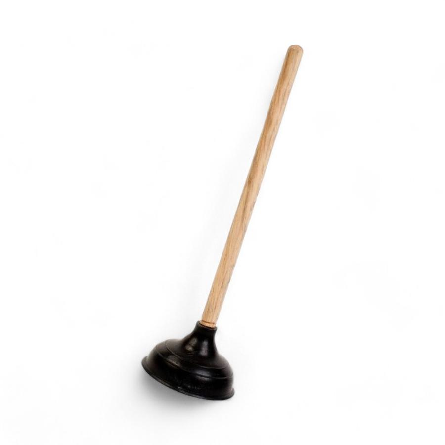Sopapo Para Inodoro Avalco Mango Madera Negro