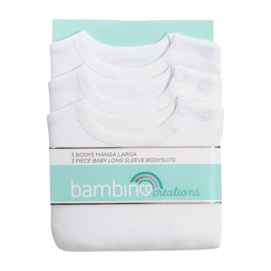 Set 3 Piluchos Body Bebé Unisex Bambino BlancoBlanco 0-3m Bb