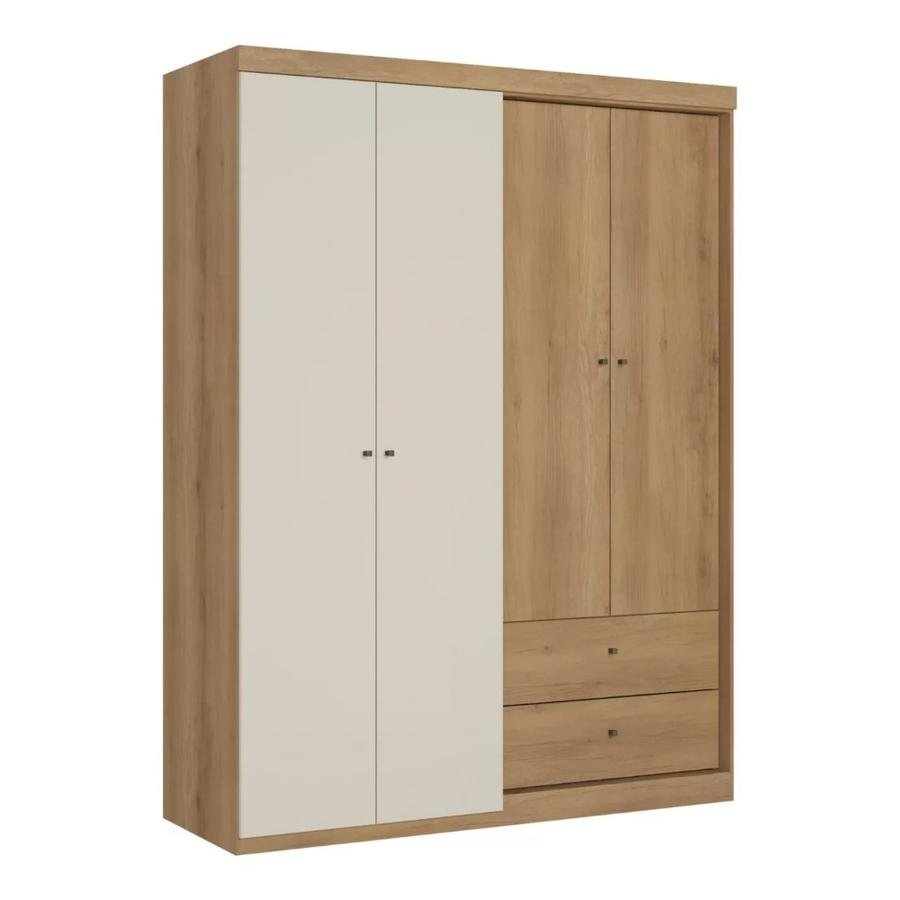 Closet 4 Puertas + 3 Cajones Baum Prisma 149X200X55