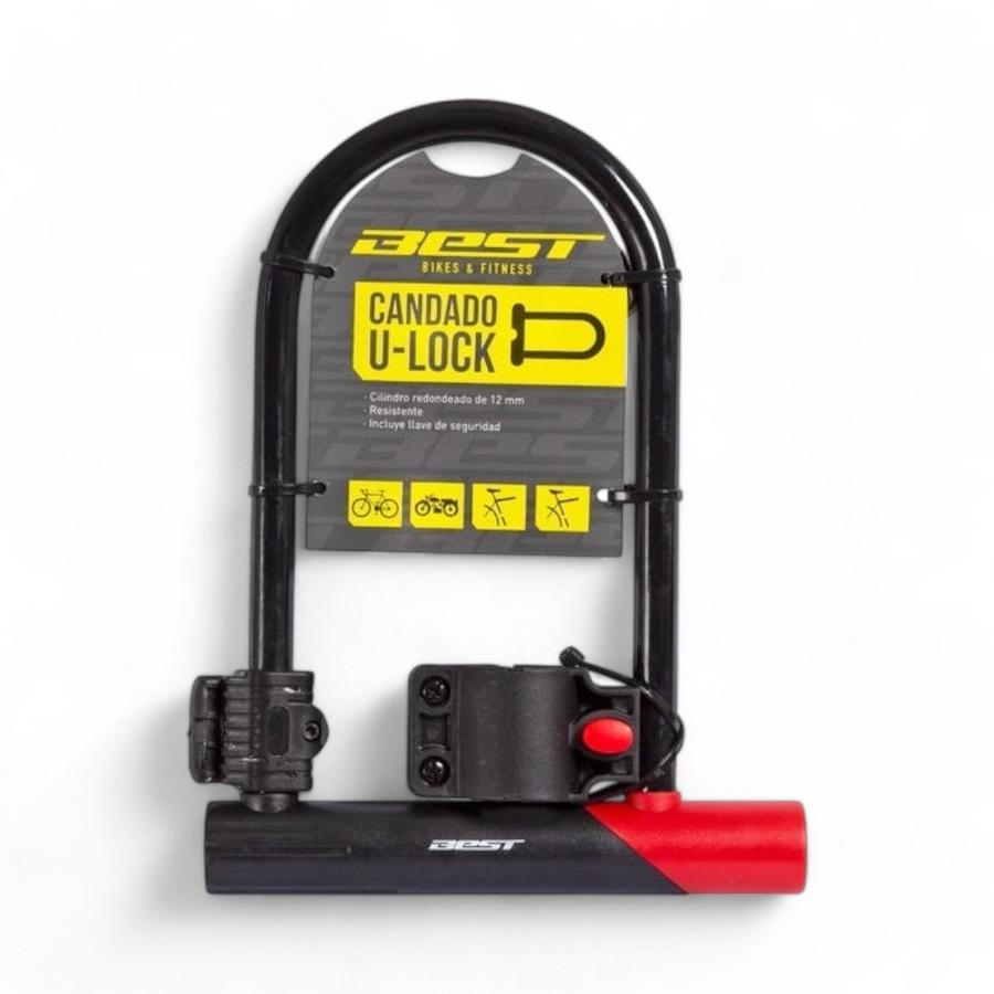 Candado U Lock Best Con Llave 180x245 Mm