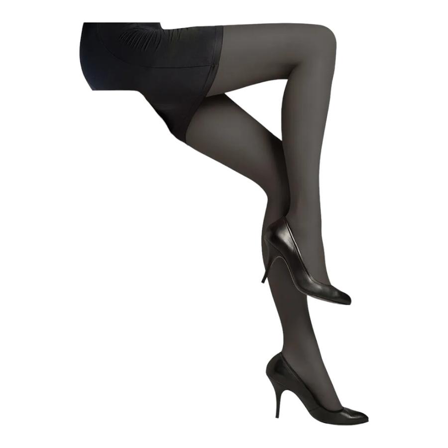 Panty Elasticada Mujer Caffarena Sedosa Negro