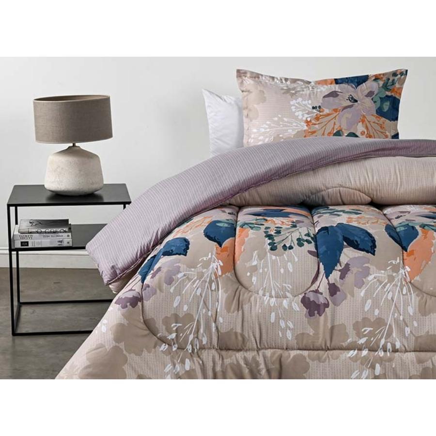 Plumón Cama 1.5 Plazas Microfibra Cannon Home Hibiscus