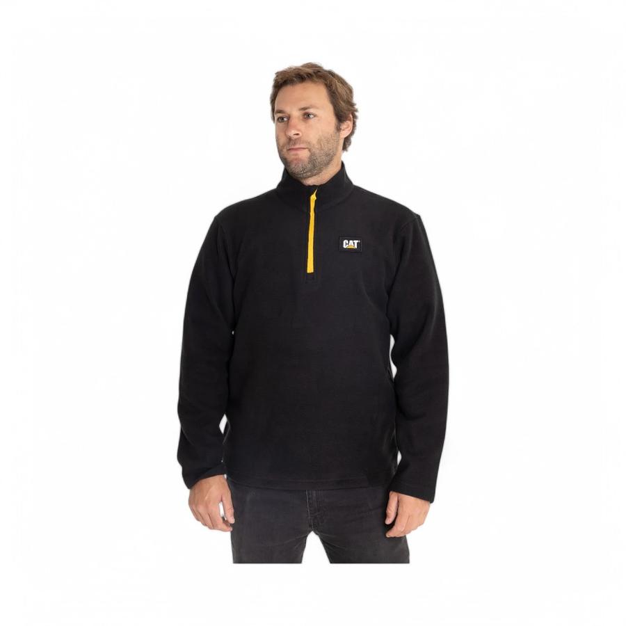 Polar Hombre Caterpillar Microfleece 1/4 Zipper NegroNegro S