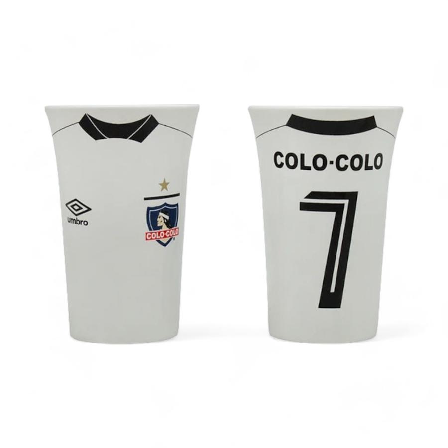 Set 2 tazones Colo Colo Camiseta 7 325 Ml Blanco