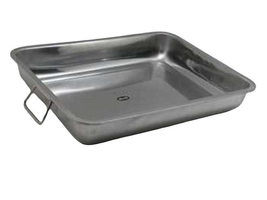 Asadera Rect.baja Acero 45x35