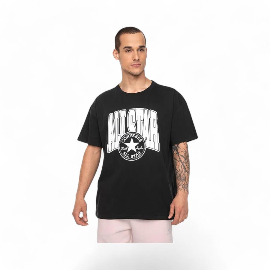 Polera Hombre Converse All Star Seal Negro