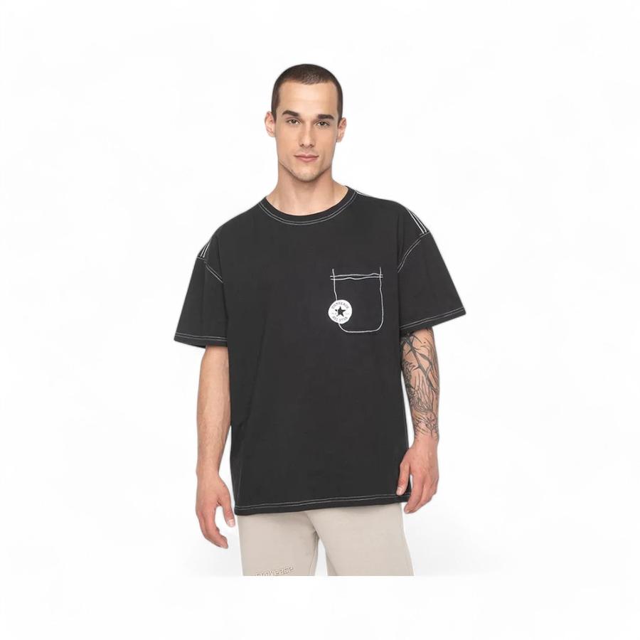 Polera Hombre Converse Sketch Pack Negro