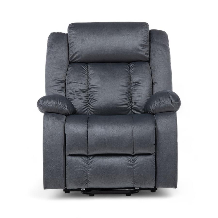 Berger Reclinable Daniels Livorno Masajeador 1 Cuerpo Gris