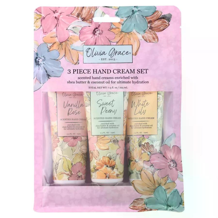 Set 3 Cremas Manos DBS 75 Ml Pink Flowers