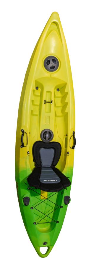 Kayak Single Travel Dimarine Verde-amarillo