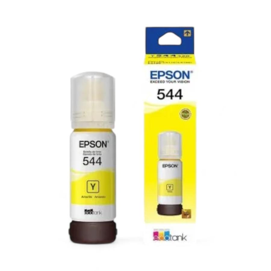 Tinta Impresora Epson T544 65 Ml Para Ecotank Amarillo