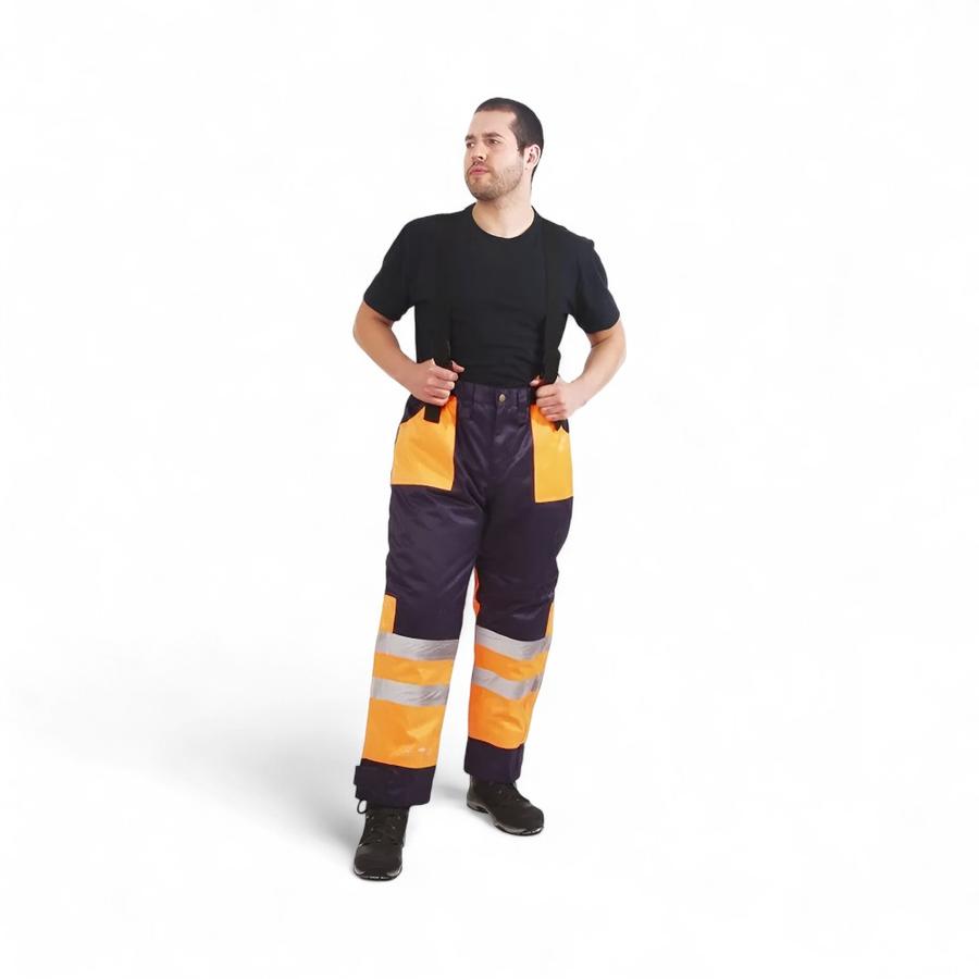 Jardinera De Seguridad Hombre Everest Laskar  Azul/NaranjoAzul