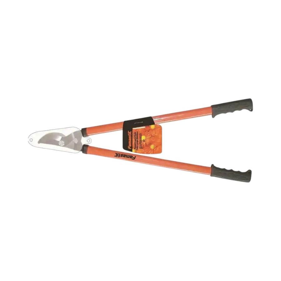 Tijera Corta Ramas 27" Mango Revestido En Goma Naranjo