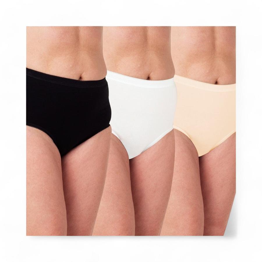 Pack 3 Calzones Mujer Flores 23408 Alto MulticolorMulticolor S