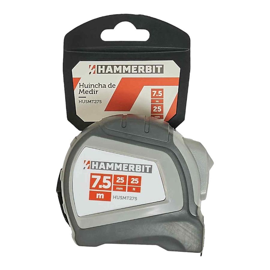 Huincha De Medir 7,5Mt 25Mm Hammerbit Plateado