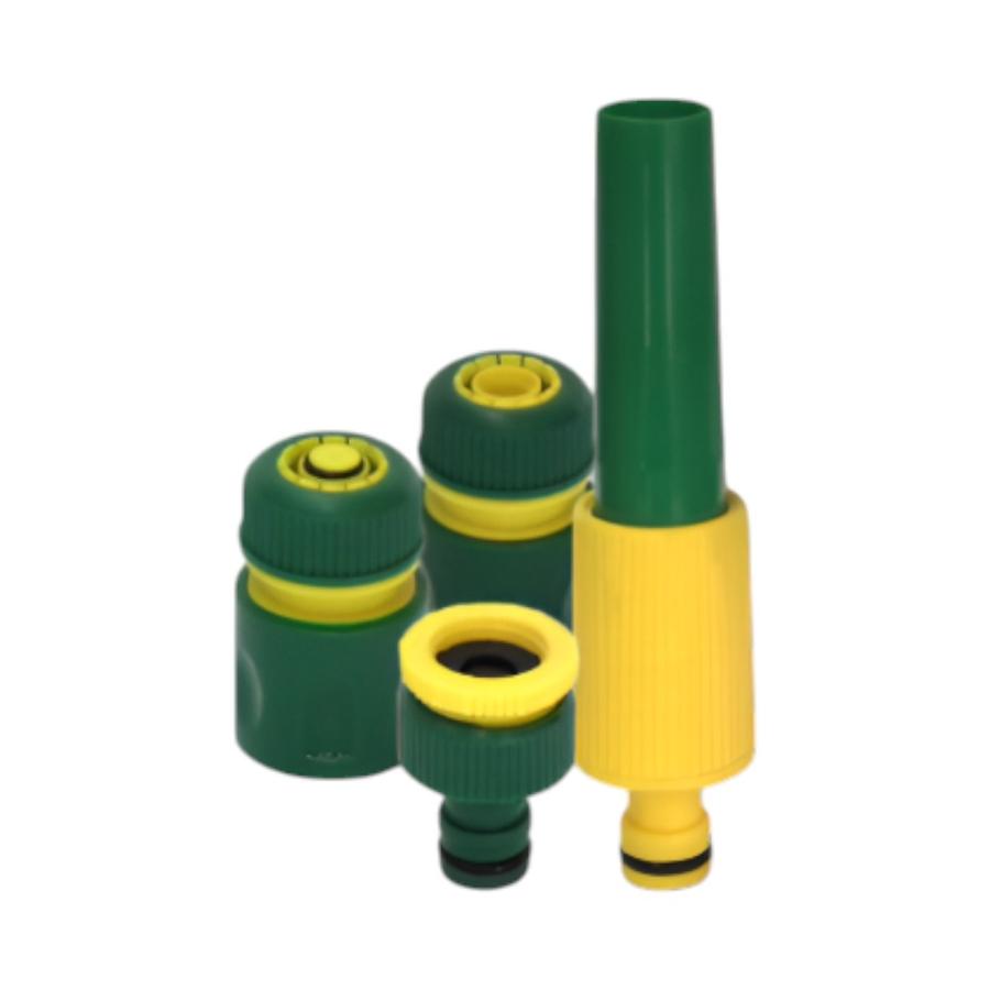Pitón Recto Ajustable Con Accesorios Para Riego De Jardín