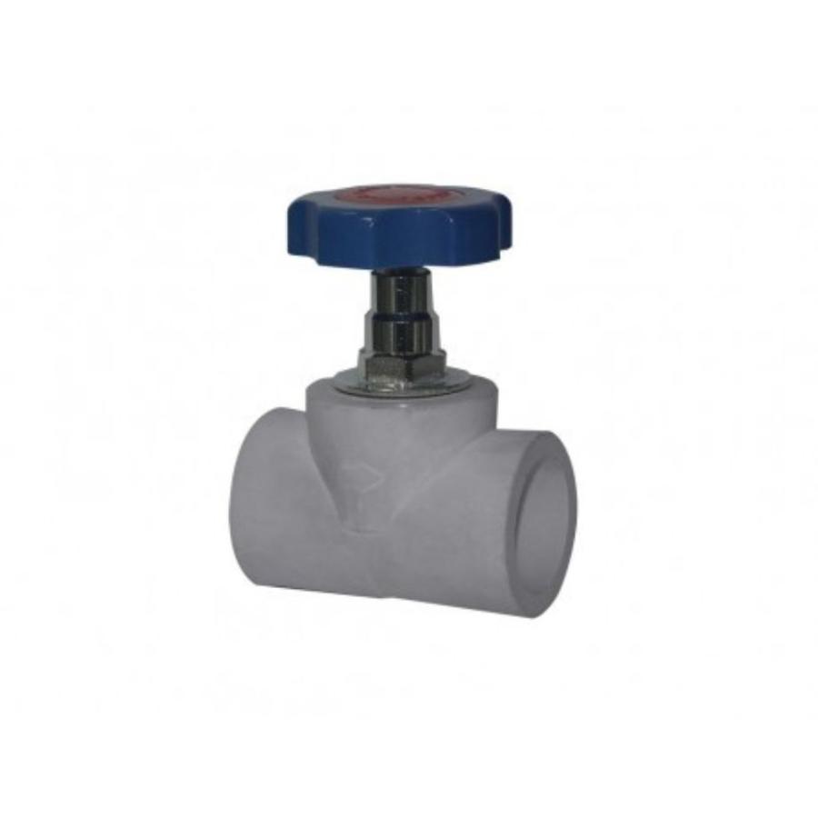 Llave De Paso Manilla Plastica Hoffens 25 M Ppr