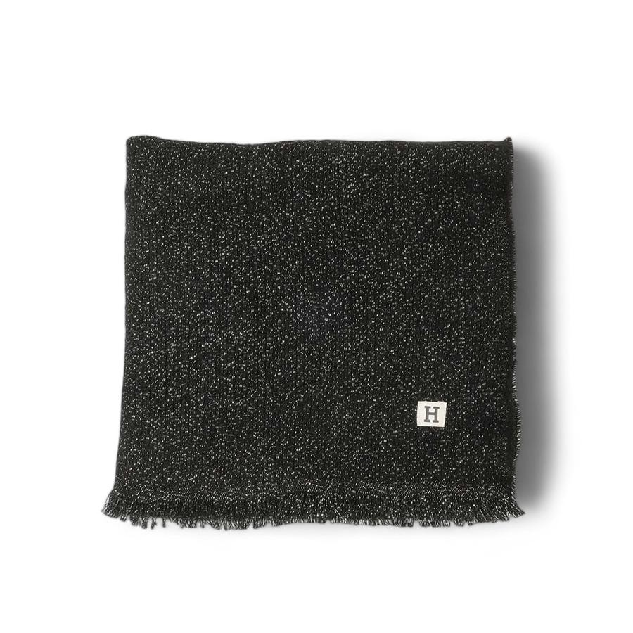 Bufanda Mujer Invierno Lurex Humana Negro