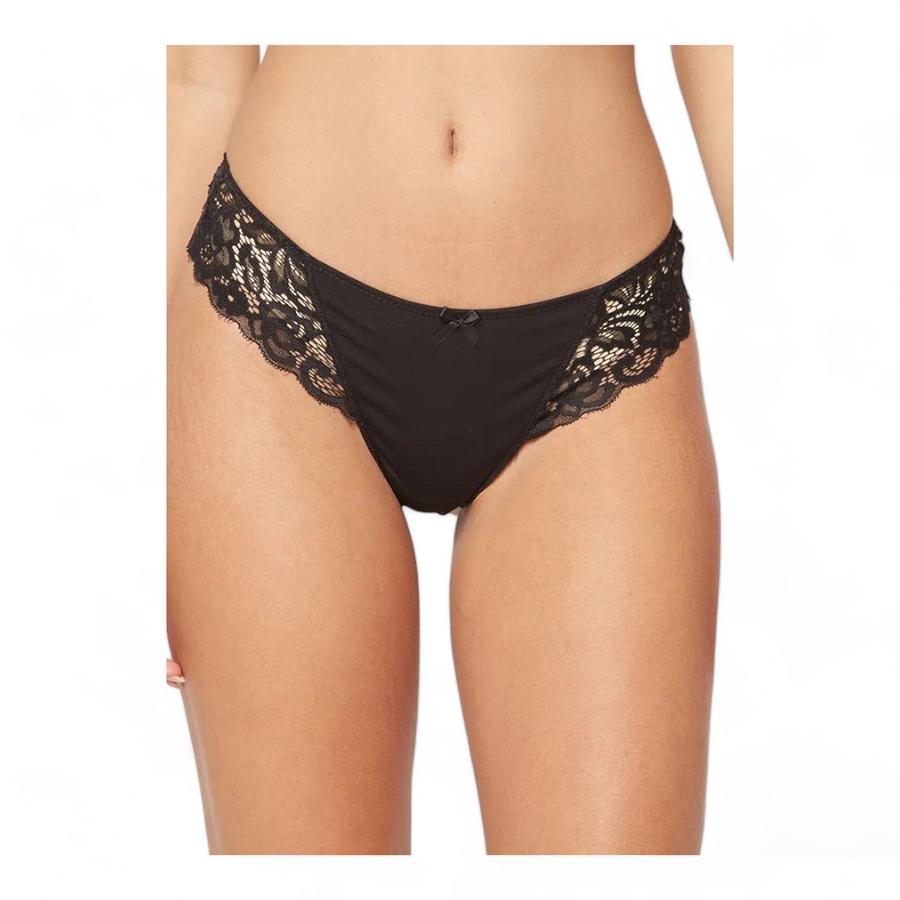 Pack 3 Calzones Mujer Intime Culotte Encaje NegroNegro S