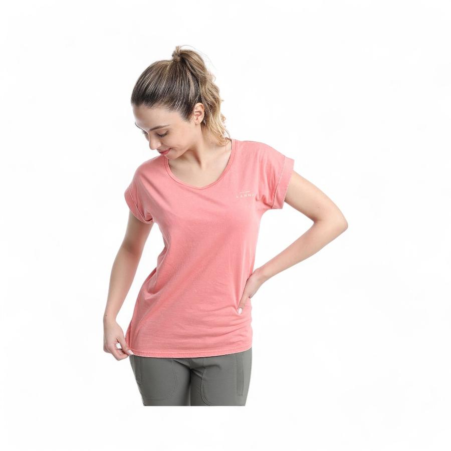 Polera Mujer Kannu Mini Logo Manga Corta RosadoRosado Xs
