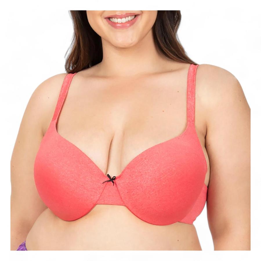 Sostén Microfibra Mujer Lady Genny Copa C Coral