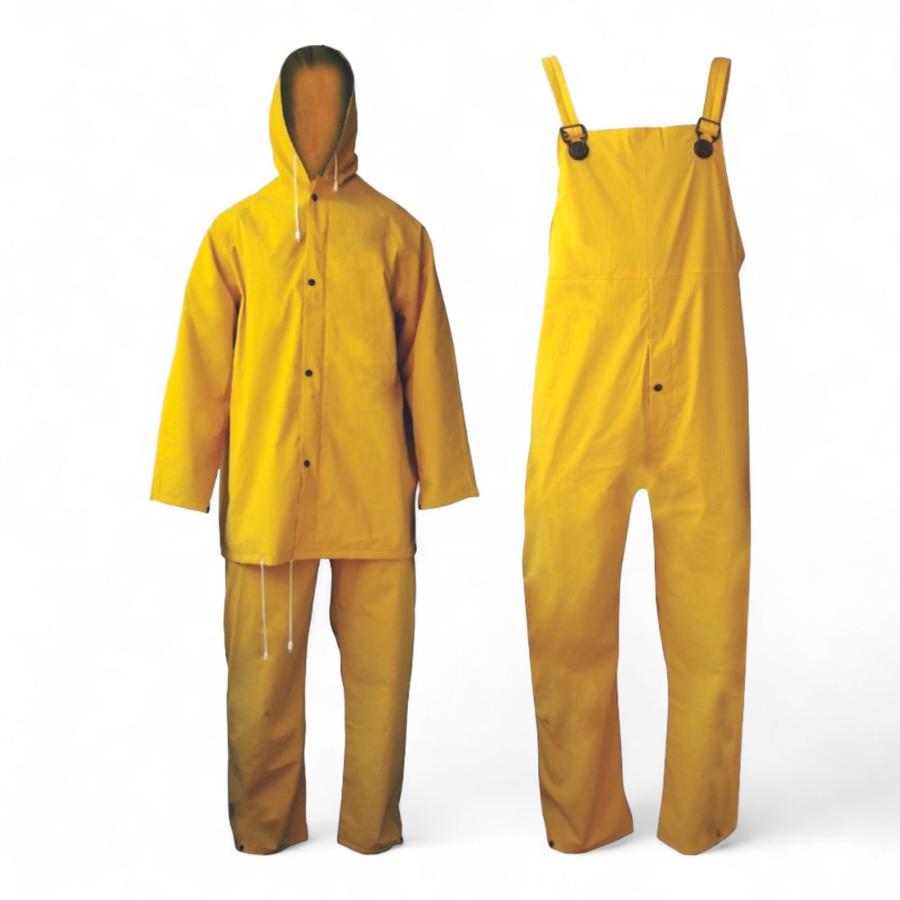 Traje Impermeable Chaqueta + Jardinera Amarillo
