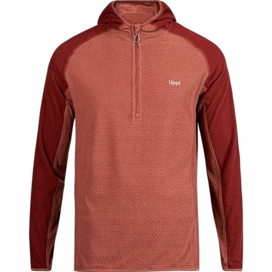 Poleron Hombre Jacaranda Nano-F 1/4 Hoody Lippi TerracotaTerracota S