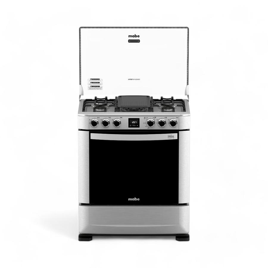 Cocina A Gas Mabe ANDES7670FX1 5 Quemadores Plateado