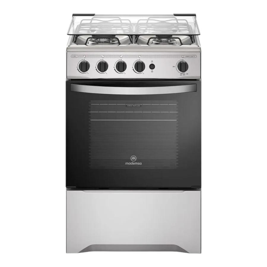Cocina Gas 4 Platos Mademsa M 520 T Gris