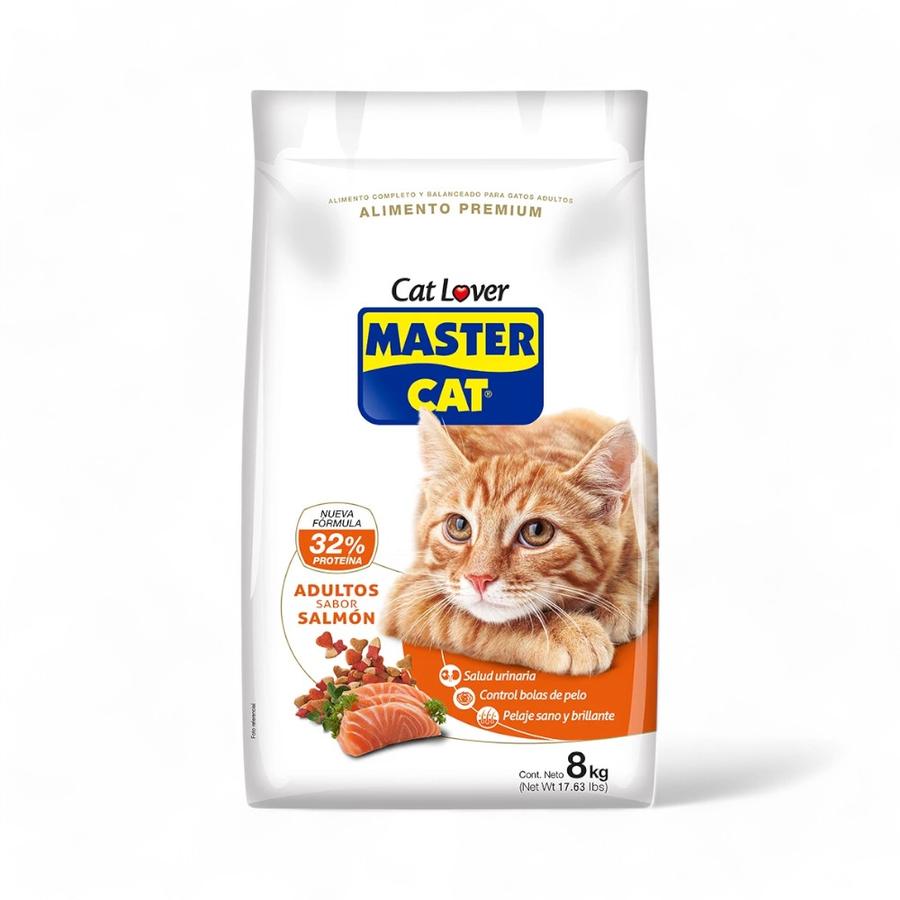 Alimento Para Gatos Master Cat Adultos Salmón 8 Kg