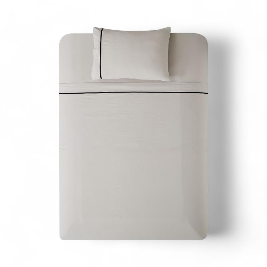 Sábanas Lisa Beige 1.5 Plazas Matiz