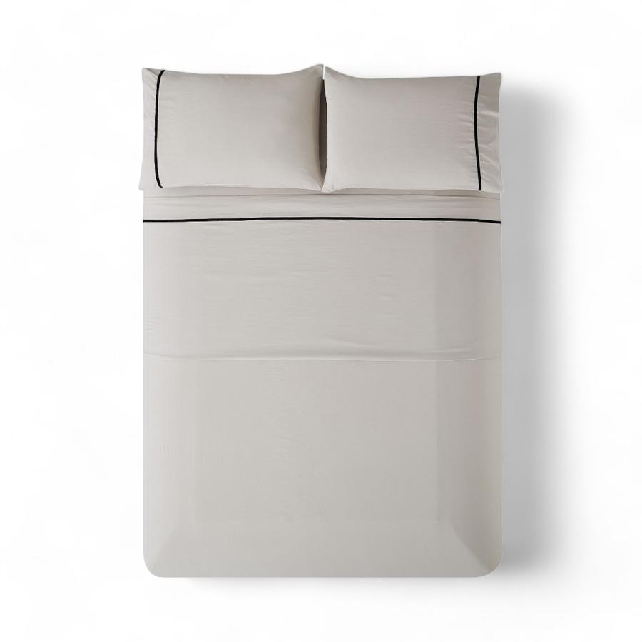 Sábanas Lisa Beige 2 Plazas Matiz