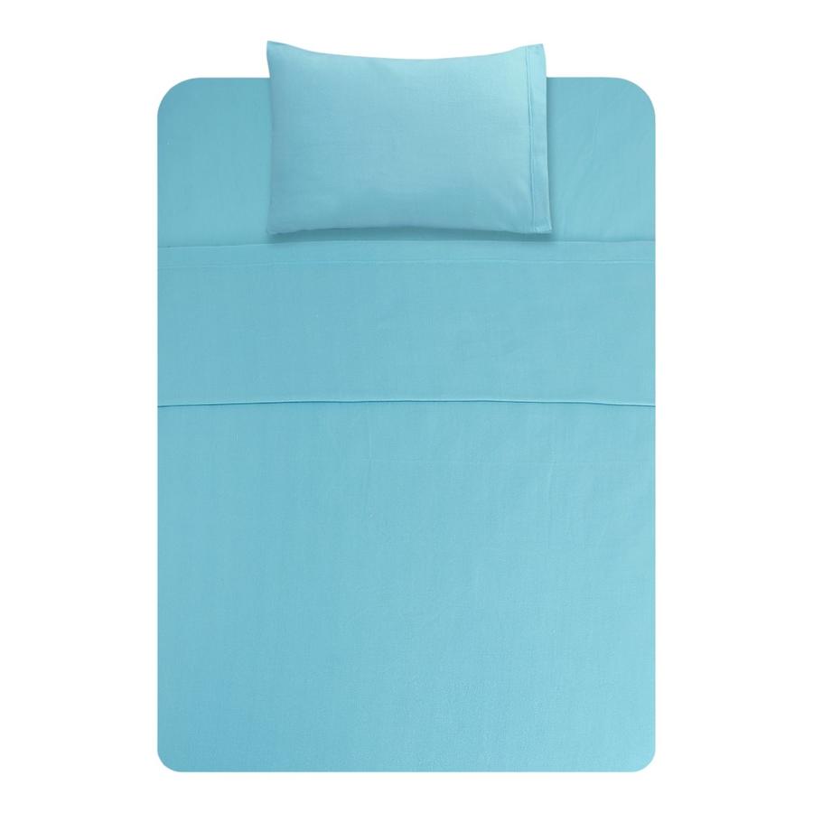 Sábanas Polar Turquesa 1.5 Plazas Matiz