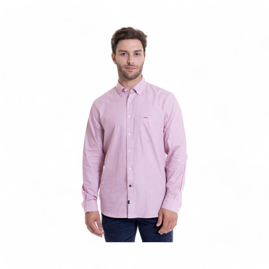 Camisa Hombre McGregor Manhattan Dobby Rosado