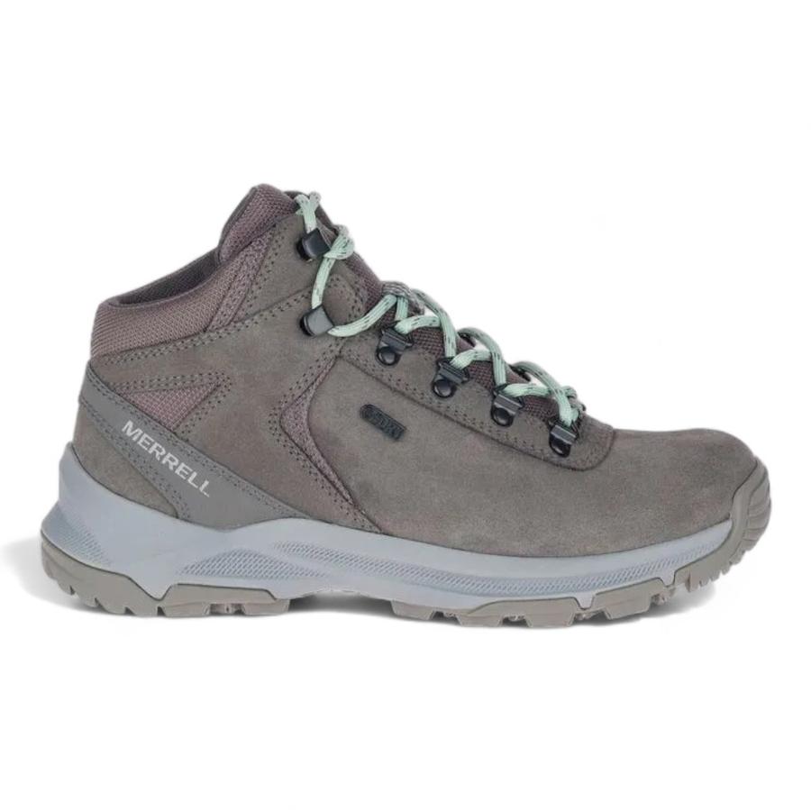 Botín Outdoor Mujer Merrell Erie Mid Wp GrisGris 5 Us