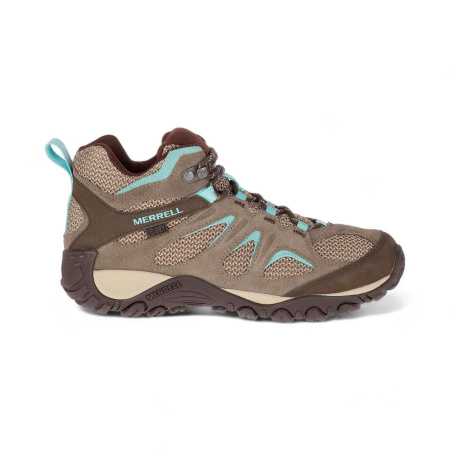 Botines Outdoor Mujer Merrell Yokota 2 Mid Café/CelesteCafe 5 Us