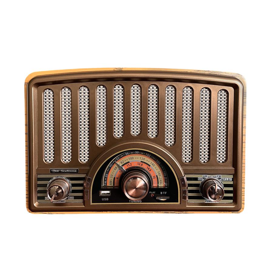 Radio Retro Sixtinna Microlab Bluetooth USB TF FM