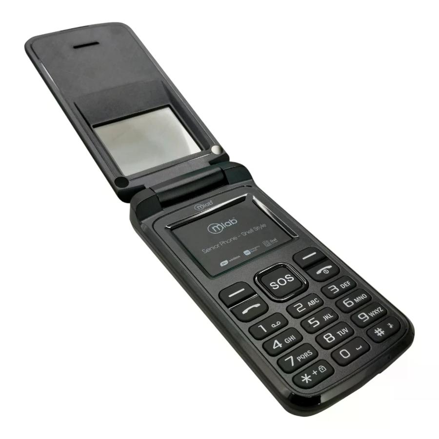 Teléfono Senior MLAB 4G Micro USB 2.8 Negro