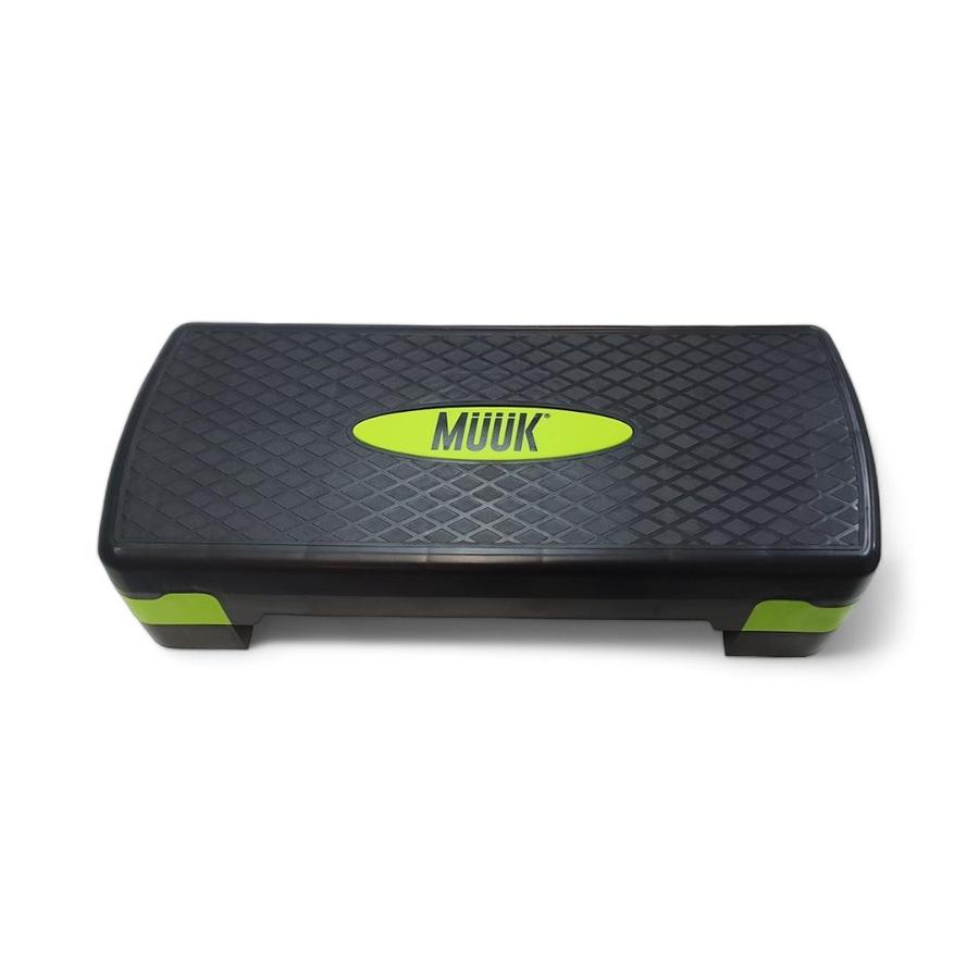 Step Aerobico Muuk 2 Niveles Negro/Verde