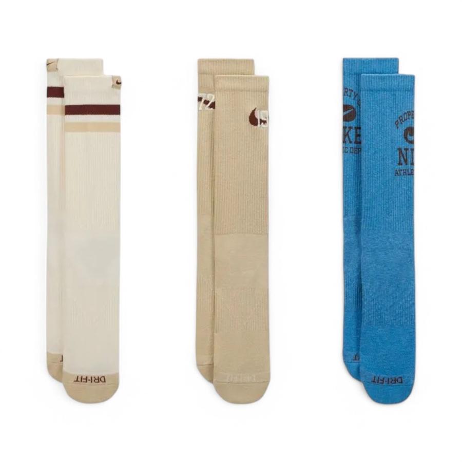 Pack 3 Calcetines Nike Crew Everyday Cushioned MulticolorMulticolor M